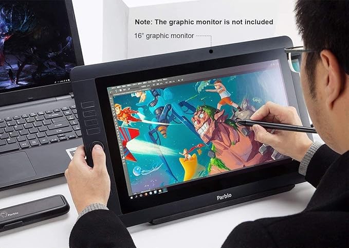 Parblo PR 100 Universal Drawing Tablet Stand Adjustable for 10 to 16 Inches Digital Graphics Drawing Monitors Art Tablets Laptops