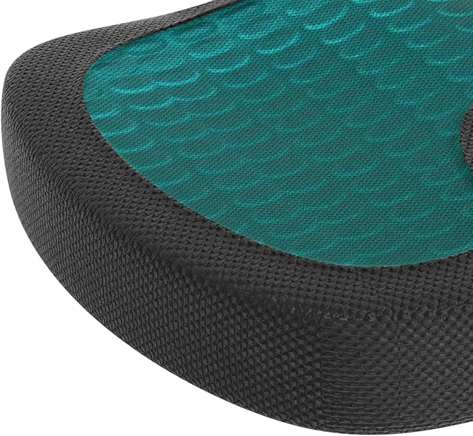 Amazon Basics Comfortable Seat Cushion for Office Chairs, Gel Enhanced Memory Foam, Black