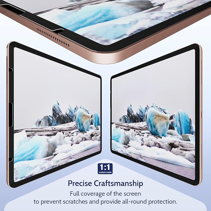 2 Pack Magnetic Paperfilm for iPad 10th 2022 10.9" & iPad 11th A16 2025 11", Feel Like Writing Drawing On Paper, Matte Removable Anti Glare Fingerprint Screen Protector Blue Light Filter
