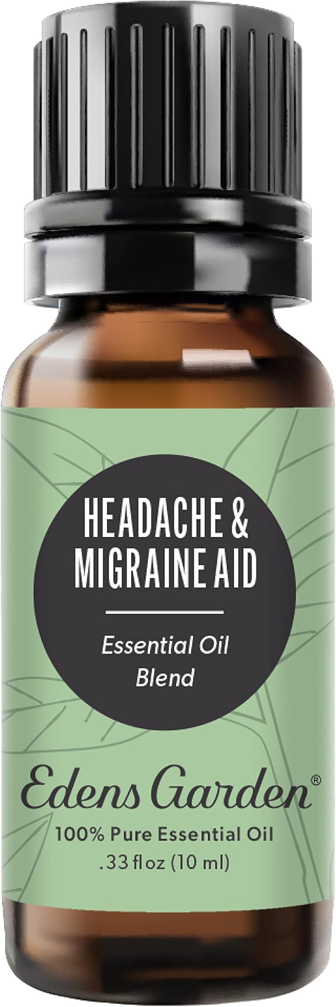 Edens Garden Headache & Migraine Aid Essential Oil Blend- 100% Pure Premium Grade, Undiluted, Natural, Therapeutic, Aromatherapy, The Best for Diffusing, Skin, Humidifiers, Face 10 ml (.33 fl oz)
