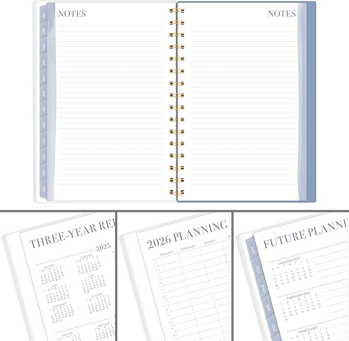 Cambridge 2026 Planner by Leah Bisch, Weekly & Monthly, 5.5" x 8.5", Small, Stripe (LB42-200-26)