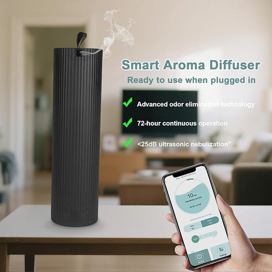 Aroma Scent Waterless Essential Oil Diffuser for Home, Aromatherapy Air Diffuser for Large Room