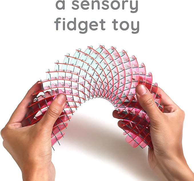 Morf Fidget Sensory Spring Berry – Bendy Elastic Fidget Toy for Kids and Adults, Dynamic Spring Toy with Color Transitions, Perfect for Sensory Play, Calming Stress Relief