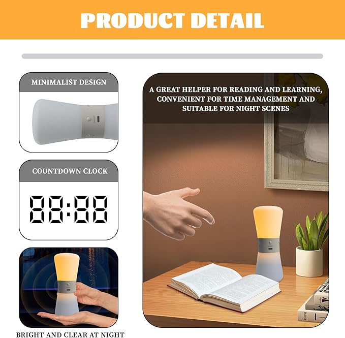 LED Adjustable Meditation Timer Hourglass with 1-99 Minutes preset | Pomodoro Technology Visual Hourglass and Productivity Silence Kids/Adult Time Management Tool | ADHD Dining Table Timer and Focus