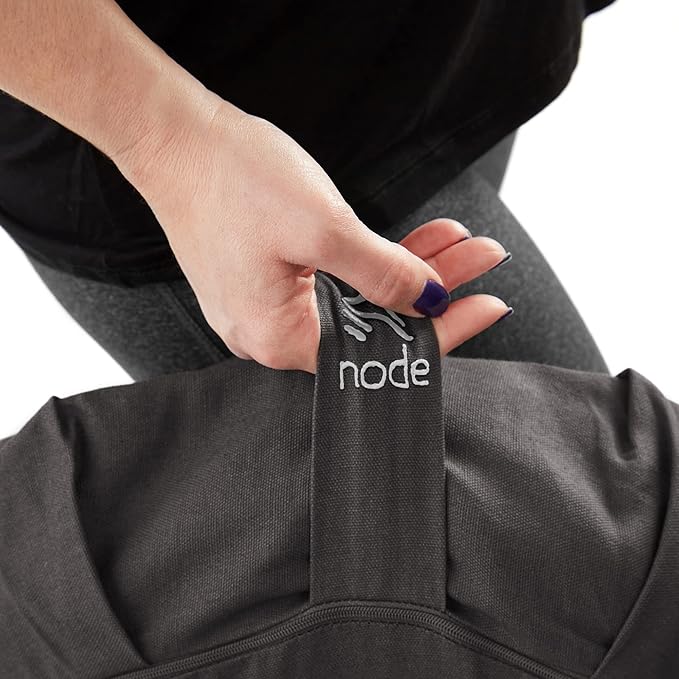 Zafu Meditation Cushion, 15" Round Buckwheat Yoga Pillow with Organic Cotton Cover