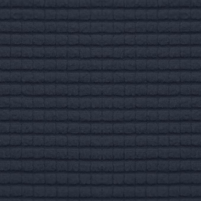 Easy-Going Stretch Individual Loveseat Couch Cushion Cover Sofa Cushion Furniture Protector Sofa slipcover Soft Flexibility with Elastic Bottom (2-Piece Loveseat Cushion Cover, Dark Blue)