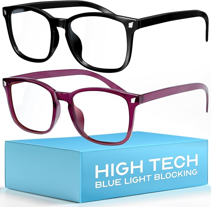 livho High Tech Blue Light Glasses - Advanced up to 99% Blue Light Blocking Computer Glasses - Screen Fatigue & UV Protection