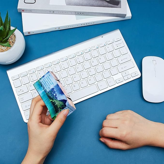 Mindfulness Grounding Cube for Anxiety Relief | Visual Meditation Fidget Toy for Adults & Teens | 9 Stress Relief Techniques for Emotional Support, Balance, Focus & Dissociation