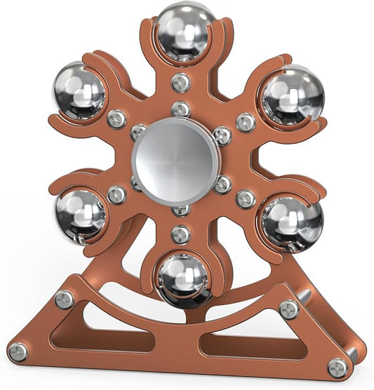 Desk-Fidget-Toys for Ferris-Wheels-Spinner: 4mins Kinetic-Metal-Spinner, Cool-Gadgets-Stuff for Kid Children Teen Adult EDC-Toy, ADHD Tools Stress Relief for Office Home School Men Woman Christmas