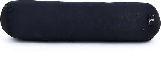 Leewadee Small Yoga Bolster – Shape-Retaining Cervical Neck Roll, Tube Pillow for Comfortable Reading, Kapok Filling, 22 x 6 x 6 inches