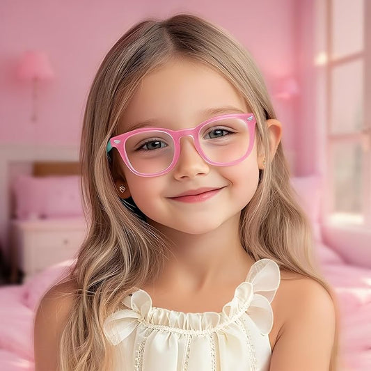 CHEERS DEVICES Blue Light Blocking Glasses for Kids Boys Girls Teens - Computer Glasses with Unbreakable Frame and Anti-Glare