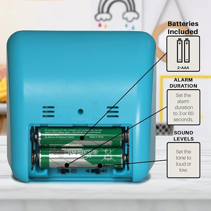 Visual Timer for Kids, Toddler, Autism, ADHD & Preschool Classroom - Animal Silent Countdown Timers - 60 Minute Productivity & Time Management Clock (Sea Creature)
