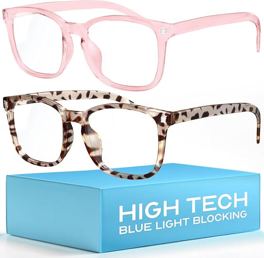 livho High Tech Blue Light Glasses - Advanced up to 99% Blue Light Blocking Computer Glasses - Screen Fatigue & UV Protection