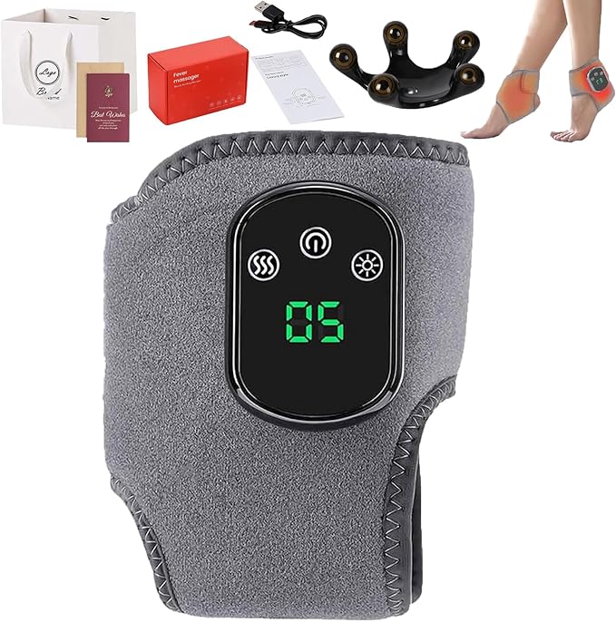 Emsense Foot Massager, 2026 New Emsense Triple Technology Foot Massager, Wireless & Portable with 3 Vibration Mode, 5 Heat Leavel, for Achilles Tendinitis and Plantar Fasciitis (1pcs)