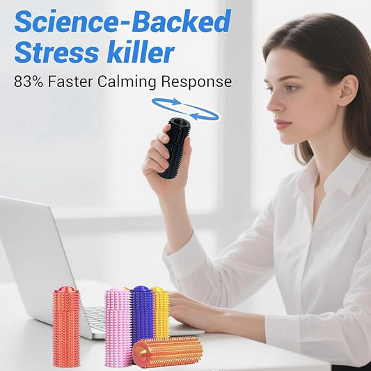 Little Ouchies Fidget Toy, Spike Roller Toy, Adults Pain stim Fidget Toy, Sensory Toy for Anxiety Relief Skin Picking, Press and Rotate Adults Spiky Sensory Toys, Portable ADHD Toys, Novelty Gifts