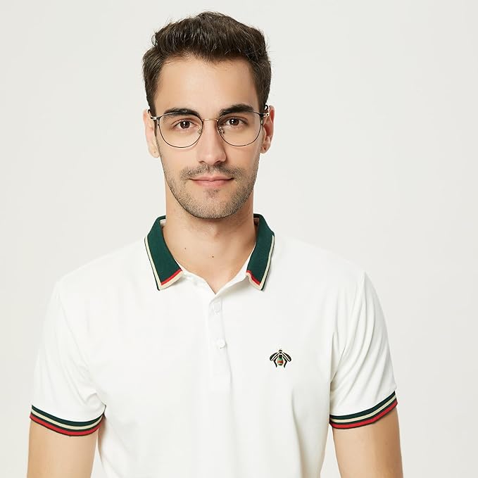 GUDVUE Blue Light Glasses, Computer/Gaming/TV/Phones Glasses for Women/men, Anti Glare/UV400/Eye Strain, Oval Black/Golden