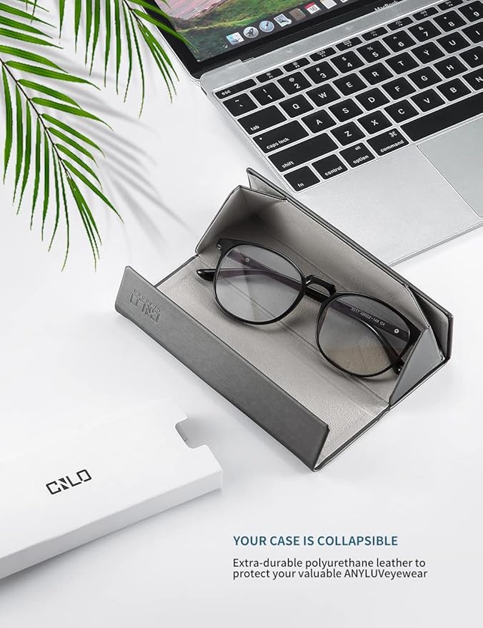 CNLO Blue Light Blocking Glasses,Computer Glasses,Anti Eyestrain, Lightweight Frame Eyeglasses Men/Women