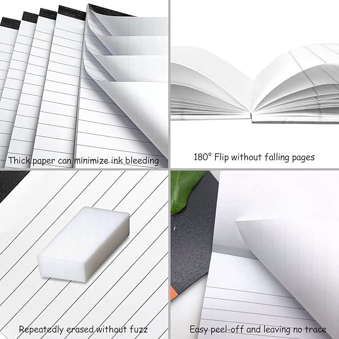 Notepad for Daily Planning and Organization of Work – 4 x 6-inches Lined Paper – Thick Bright White Paper – 30 Pages – Note Pads Ruled Pages – Pack of 30