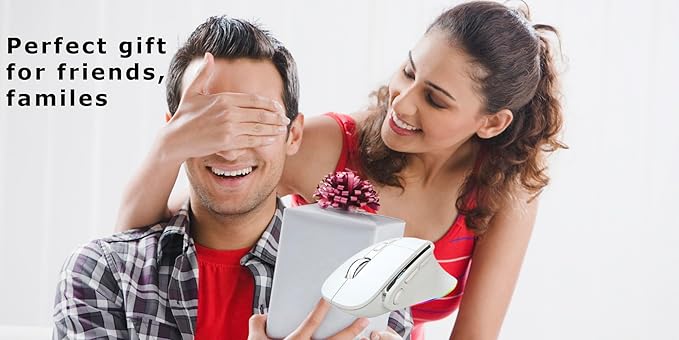 Ergonomic Mouse Large Middle Hands Dual Mode(Bluetooth+USB)Rechargeable Vertical Carpal Tunnel Bluetooth Wireless Mouse for PC/Laptop/Computer/Desktop/Tablet/ipad/Macbook Air/Pro Office Work Gift