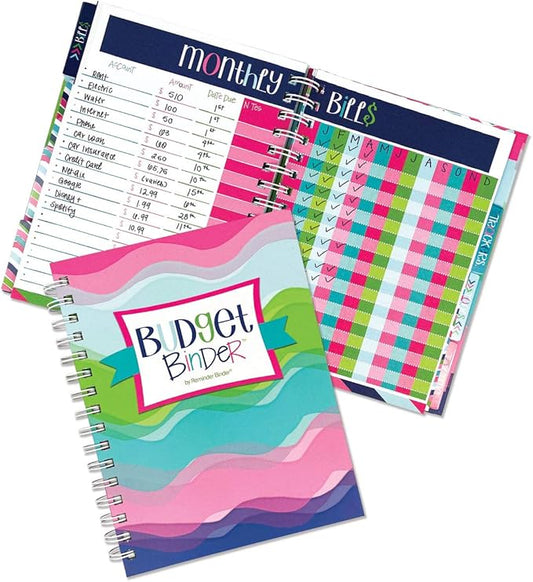 12-Month Budget Planner Bill Tracker Organizer w/Calendar & Pockets for Financial Management 354 Stickers | Budget Binder™