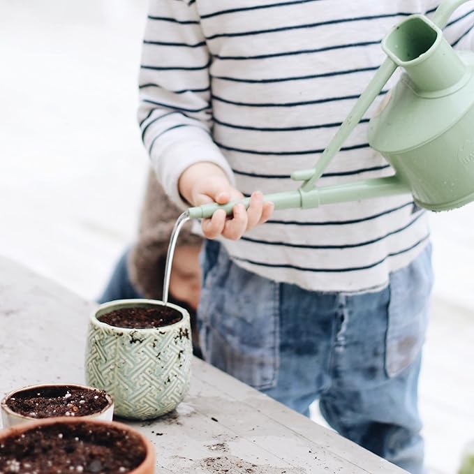 The Growing Candle, Coffee Scented, 10oz Ceramic Pot, Aromatherapy Candles, 100% Soy, Cream and Espresso Aroma for Home, Ida