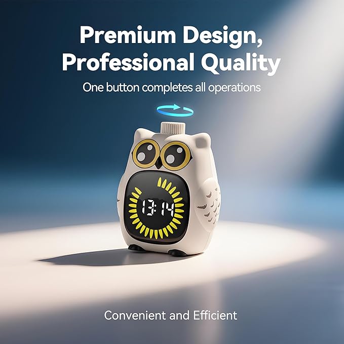 Digital Visual Timer for Kids, Potty Training Timer for Toddler 99-Minute Silent Countdown Timer for Kids Time Management Tool with Pause Function