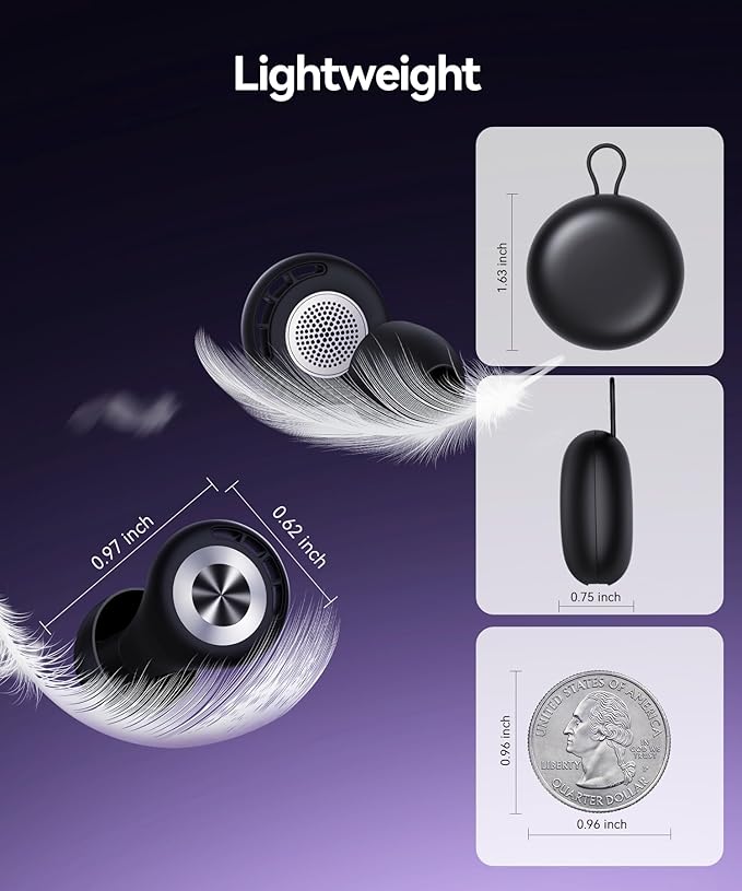 Ear Plugs for Sleeping Noise Cancelling 50dB Concert Earplugs for Noise Reduction Reusable Soft Silicone Ear Plugs for Snoring Shooting Motorcycle Airplanes Musicians with 7 Eartips Case Black