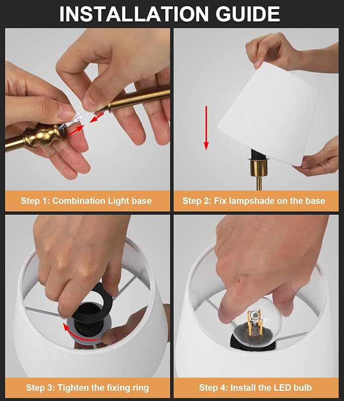 Rechargeable Cordless Lamp, 5000mAh Battery Operated Table Lamp, Wireless 3-Level Dimmable Touch Lamp, Portable Night Bedside Brass Lamp, Desk Light for Home Decor, Patio, Restaurant, Dinning