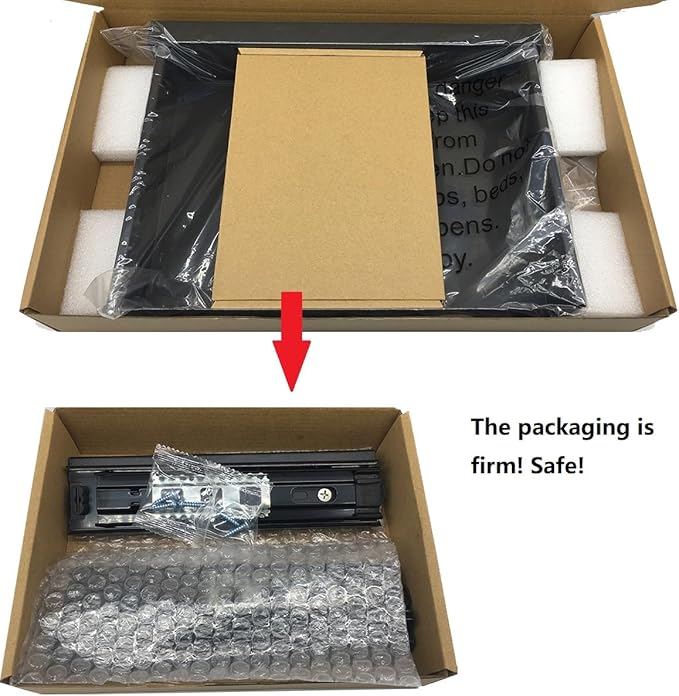 Under Desk Mounted Sliding Pull-out Drawer, W 15.3" x D 8.8" Storage Organizer for Sit Stand Workstation, Metal, Black (Medium)