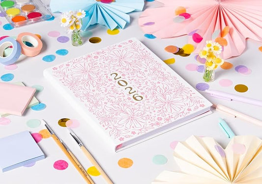 Eccolo 2025-2026 Large Agenda Planner, 18 Month, Yearly, Monthly & Weekly Pages, Habit & Gratitude Tracker (Hard-Cover- 8 x 10")