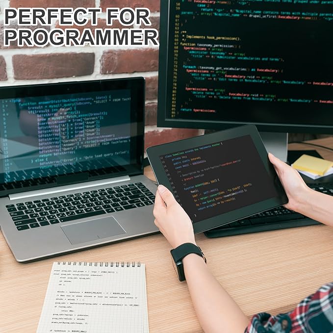 8 Pack Graph Paper Spiral Notepad A5 Top Wirebound Notepad Grid Notebook Steno Pads Memo Notebook Grid Paper 140 Pages for Writing Sketching Drawing Office Supplies (Black)