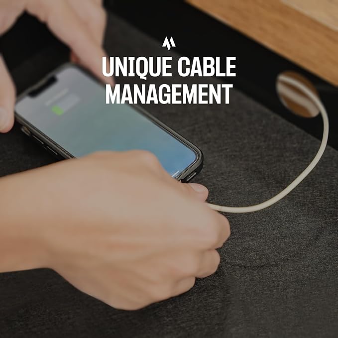 Under Desk Drawer Slide-Out – Lockable Metal Storage Drawers with Cable Management for Office & Home (Double, Non-Bracketed)