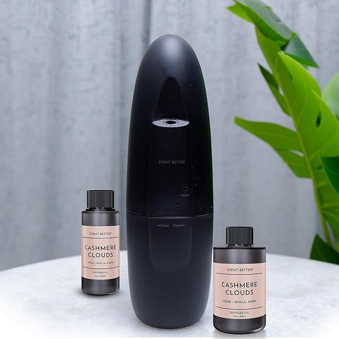 Scent Better Cashmere Clouds Aroma Essential Oil Blend: an Aromatherapy Blend of Cedar, Vanilla, and Amber for Ultrasonic Diffusers & Nebulizers (2 Fl Oz, 60 mL)