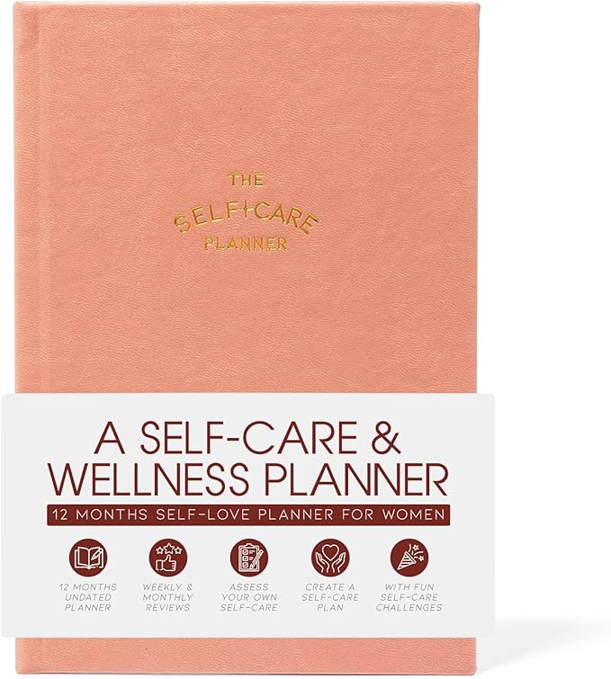Self Care Planner by epic self - Undated Wellness Planner, 48 Weeks - Self-Love, and Habit Tracker for Women - Prioritize Your Well-being in 2024 - Daily & Weekly Reflection Pages