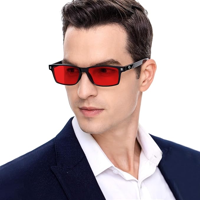 ANYLUV Blue Light Glasses Men Woman, Blue Light Blocking Glasses for Computer Gaming, Eye Strain Relief Eye Protection