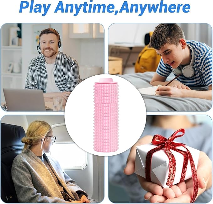 Little Ouchies Fidget Toy, Spike Roller Toy, Adults Pain stim Fidget Toy, Sensory Toy for Anxiety Relief Skin Picking, Press and Rotate Adults Spiky Sensory Toys, Portable ADHD Toys, Novelty Gifts