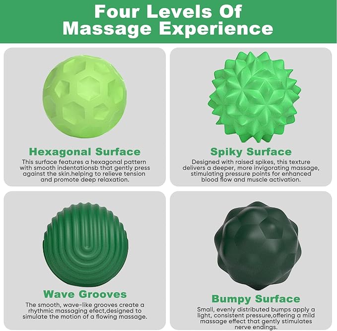 4 Pieces Fidget Toys Adults Magnetic Fidget Balls Silicone Magnetic Fidgets Anxiety Relief Items for Anxiety ADHD Portable Desk Toys for Office Travel Home Party Gift Class Prizes(Green, 4)
