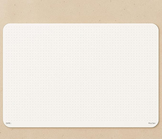 CLEVER SIGNS A4 Dot Grid Notepad (8,3" x 11,7")- Large Dotted Memo Desk Pads-Premium Paper with Cardboard Back Support - Ideal for Note-taking, Planning, Sketching, and Journaling