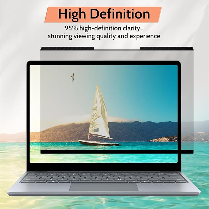 Mamol Magnetic Privacy Screen for 14.4 inch Microsoft Surface Laptop Studio, Removable Anti Spy Glare Blue Light Filter, Surface Laptop Studio Privacy Screen Protector 14.4 in