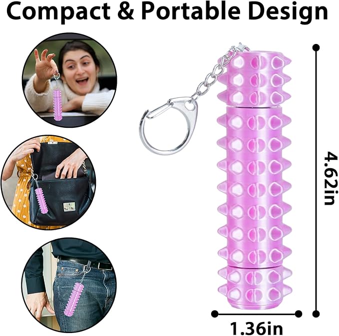 Little Pain Stim Ouchies Fidget Toys for Adults,3D Printed Spiky Pain Stim, Sensory Fidget for Stress & Anxiety Relief, ADHD, Autism,Office Desk Toys, Gifts for Men & Friends (Pink)