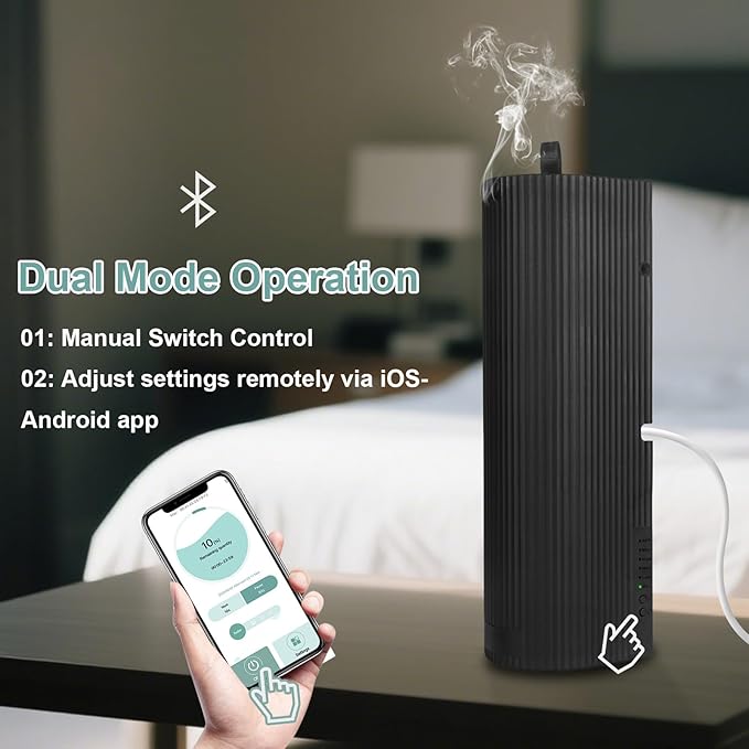 Aroma Scent Waterless Essential Oil Diffuser for Home, Aromatherapy Air Diffuser for Large Room