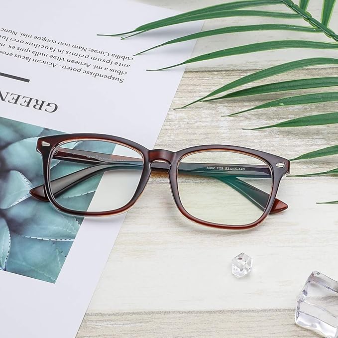 Cyxus Blue Light Glasses for Men Women Reduce Eye Strain UV Blocking for Computer Screen 8082