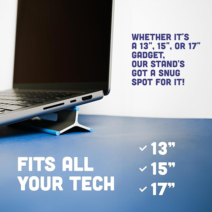 Steepy Adjustable Laptop Stand 3 Heights Laptop Riser for Desk