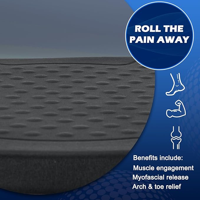 Office Standing Desk Anti Fatigue Mat Wooden Wobble Balance Board Stability Rocker Ergonomically Engineered for Stand Up Desks Desk Riser Workstation