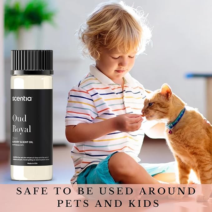 Oud Royal Hotel Diffuser Oil 20 ml | Oud Royal for Scent Diffuser | Luxurious Aroma, Niche Scent, Cardamom, Rosewood & Oud | 20ml Aromatherapy Fragrance