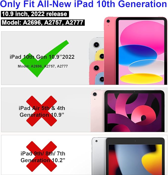 Magnetic iPad 10th generation (2022) / 11th generation (2025) Privacy Screen Protector, iPad 10.9 inchAnti Blue Light Glare Spy Privacy Filter