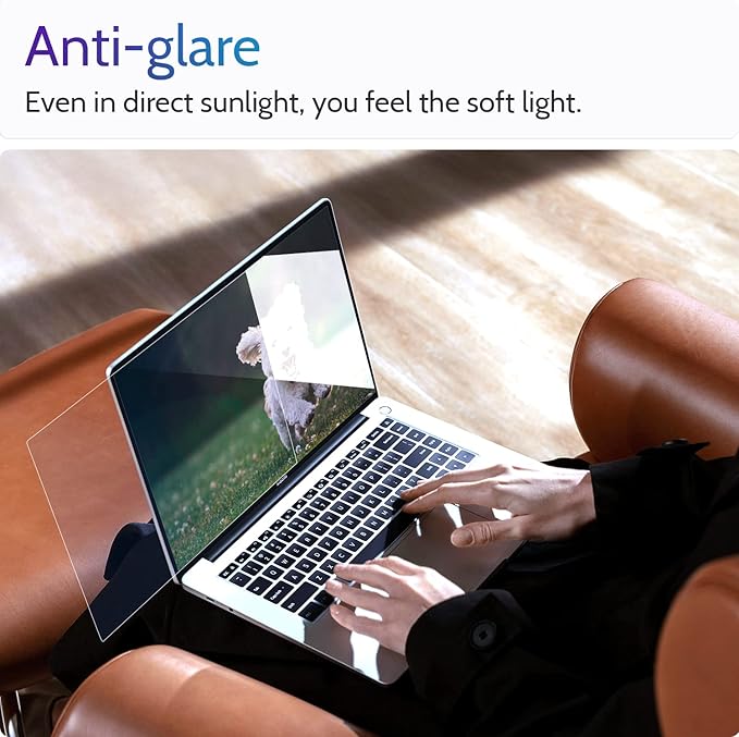 3 Pcs Anti Blue Light Screen Protector for Laptop 13.4"/13.3" 16:10, 13In Computer Monitor Glare Filter UV Blocker Shield Cover Eye Protection Film