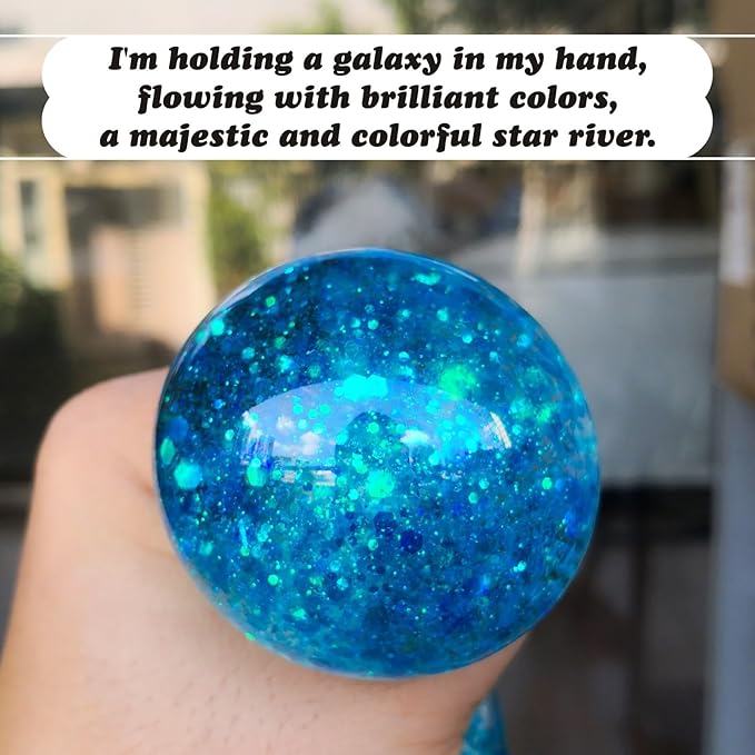 3Pcs Nice Stress Cube Stress Cubes Squishy Ice Cube Squishy Stress Cubes for Adults Glitter Stress Balls for Adults Kids Classroom Fidget Toys Birthday Gift (Pink Purple Blue)