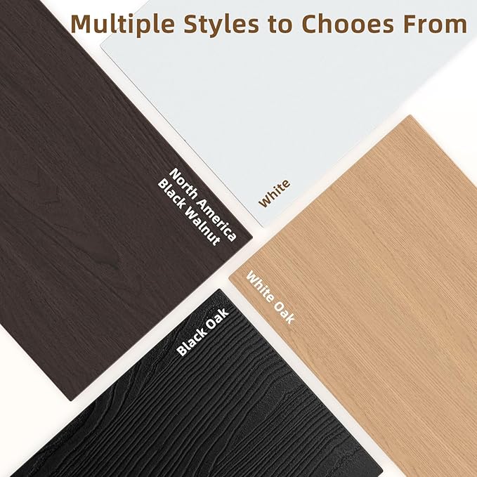 Monitor Stand Riser, Wood & Acrylic Computer Monitor Stand Desk Desktop Organizer Table for Home, Office Workspace, Laptop Riser, Printer, PC & TV Screen Riser