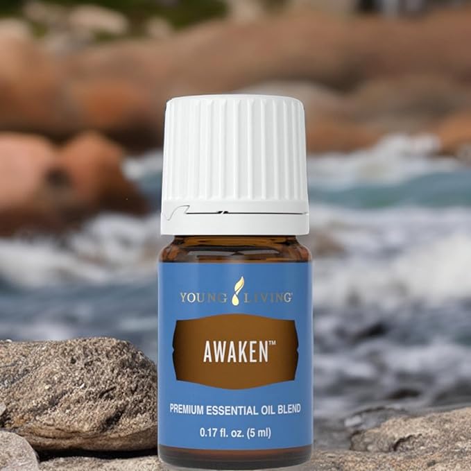 Young Living - Awaken Essential Oil Blend 5 ml | Aromatherapy for Inner Self-Awareness | Promotes Emotional Wellness & Spiritual Awakening | Uplifting, Energizing Aroma